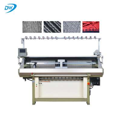 DAWEI DW-522F 52" Automatic Fully Fashion Jacquard Type Computerized Flat Sweater Knitting Machine with Double Knitting Method